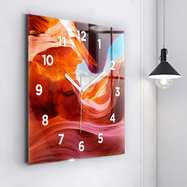 Square wall clock Canyon
