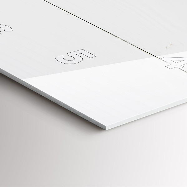 Square wall clock The inscription house