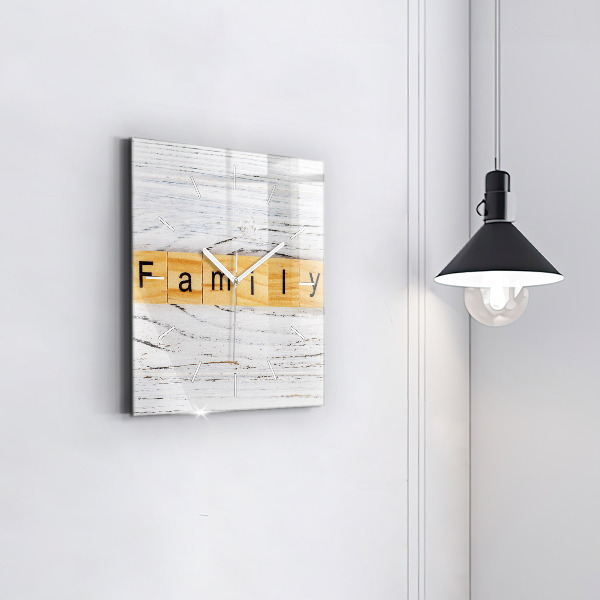 Square wall clock Family