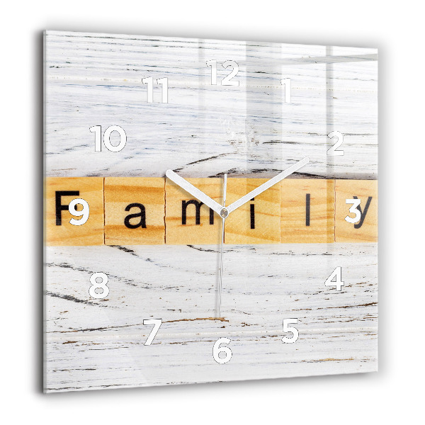 Square wall clock Family