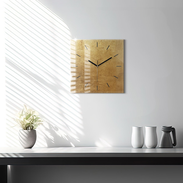 Square wall clock Decorative canvas
