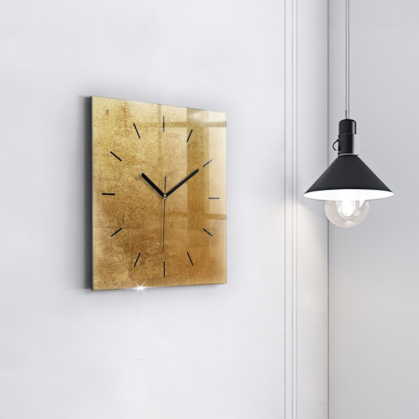 Square wall clock Decorative canvas