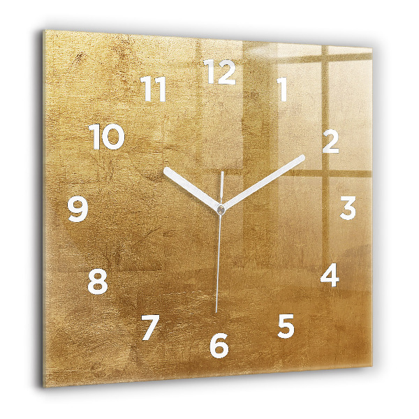 Square wall clock Decorative canvas