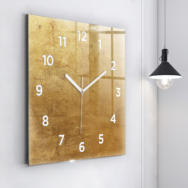 Square wall clock Decorative canvas