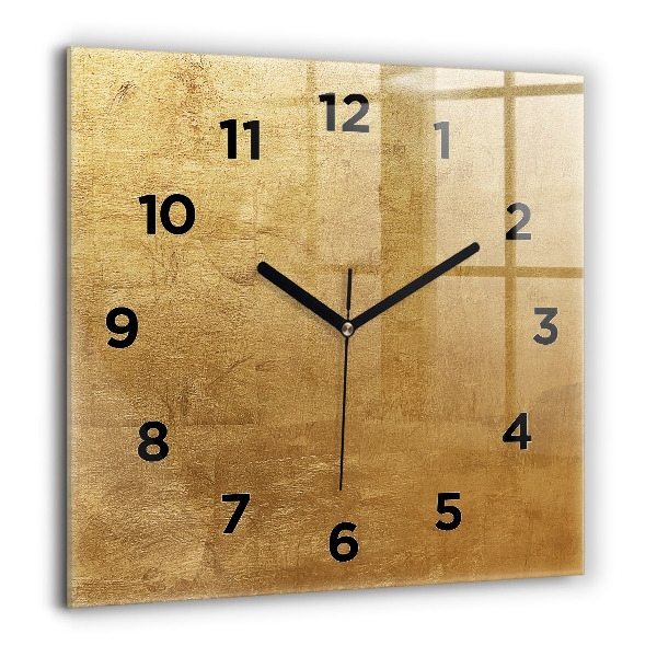 Square wall clock Decorative canvas