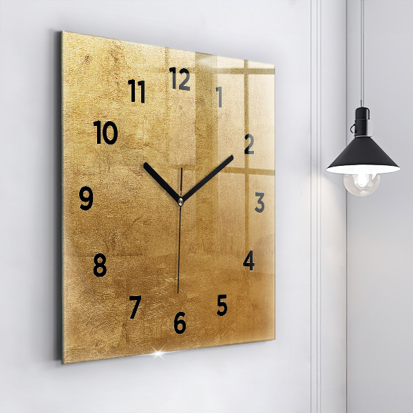 Square wall clock Decorative canvas