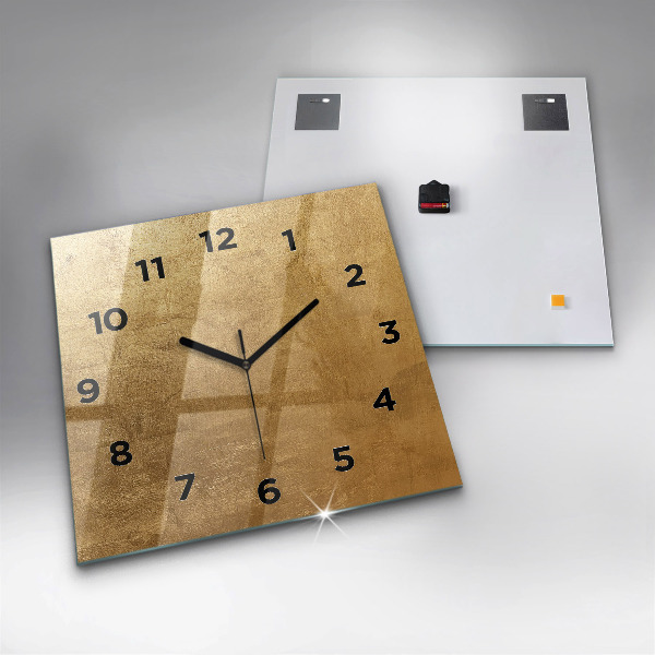 Square wall clock Decorative canvas