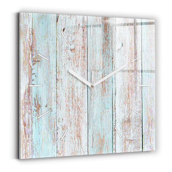 Square wall clock Pastel Wood