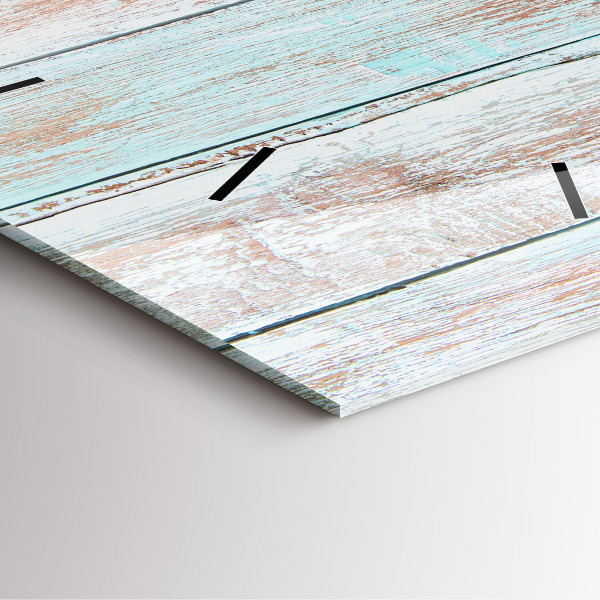 Square wall clock Pastel Wood