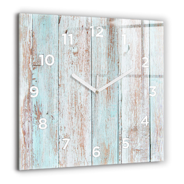 Square wall clock Pastel Wood