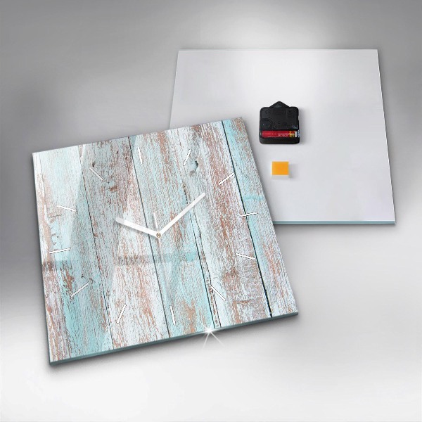 Square wall clock Pastel Wood