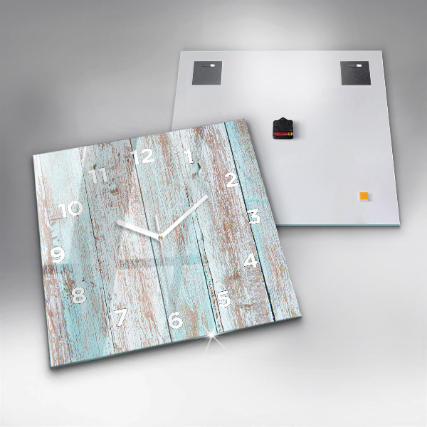 Square wall clock Pastel Wood