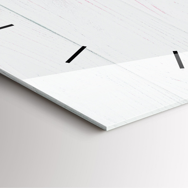 Square wall clock Spring flowers