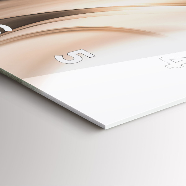 Square wall clock Abstraction line