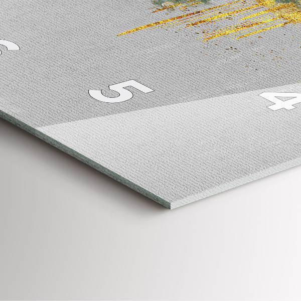 Square wall clock Decorative pattern