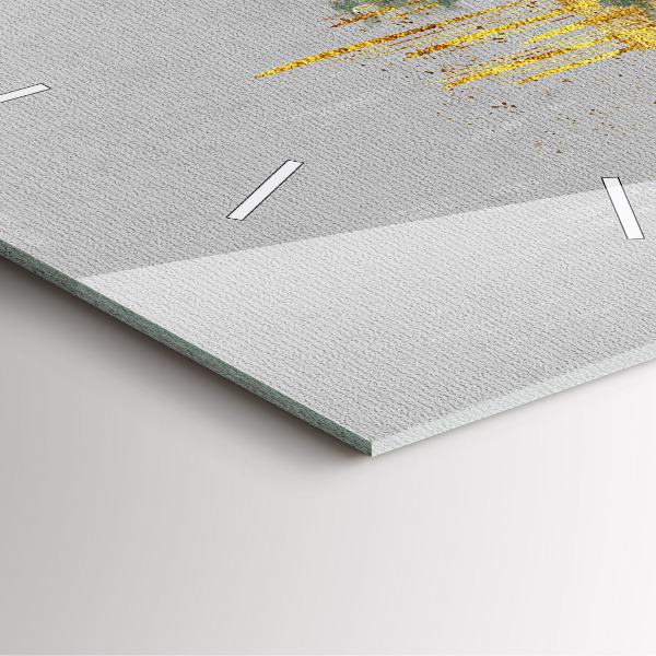 Square wall clock Decorative pattern