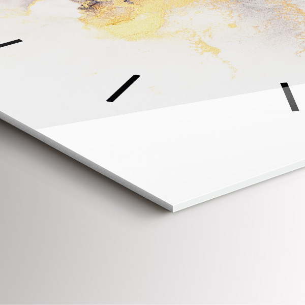 Square wall clock Marble pattern