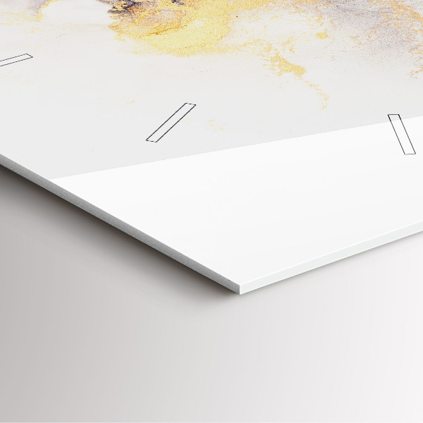 Square wall clock Marble pattern