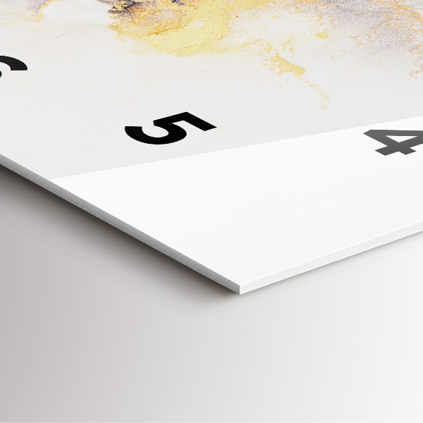 Square wall clock Marble pattern