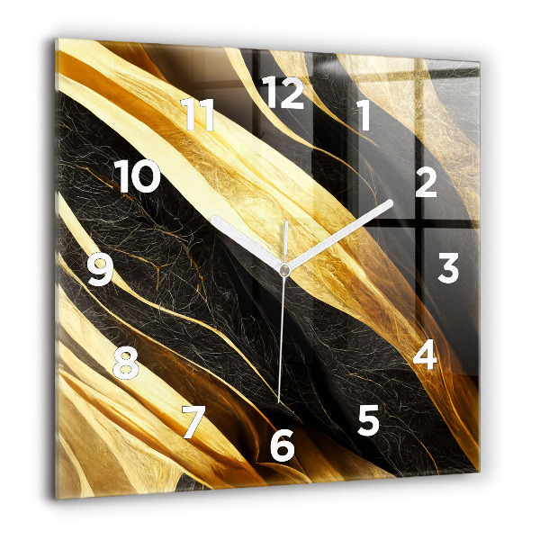 Square wall clock Elegant abstraction