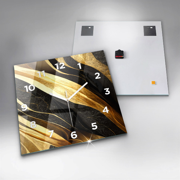 Square wall clock Elegant abstraction
