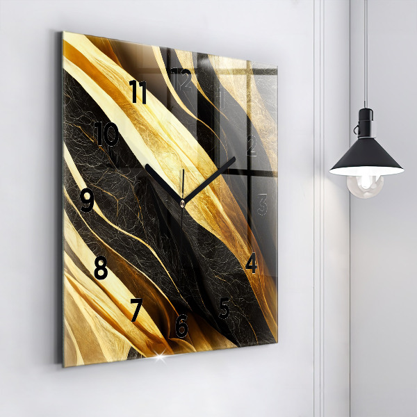 Square wall clock Elegant abstraction