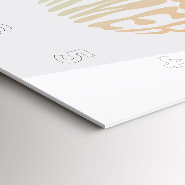 Square wall clock Hello Summer!