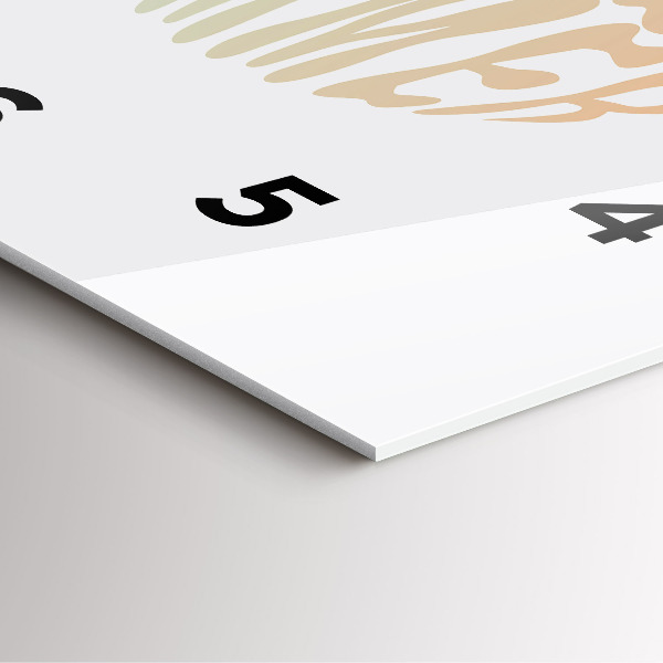 Square wall clock Hello Summer!