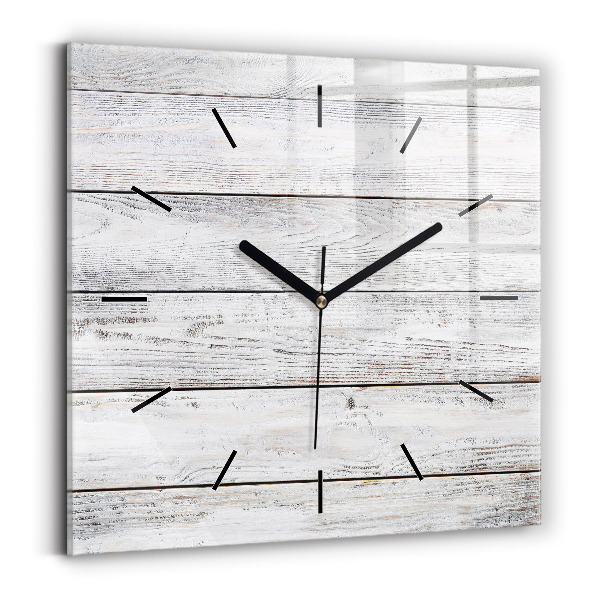 Square wall clock Painted boards