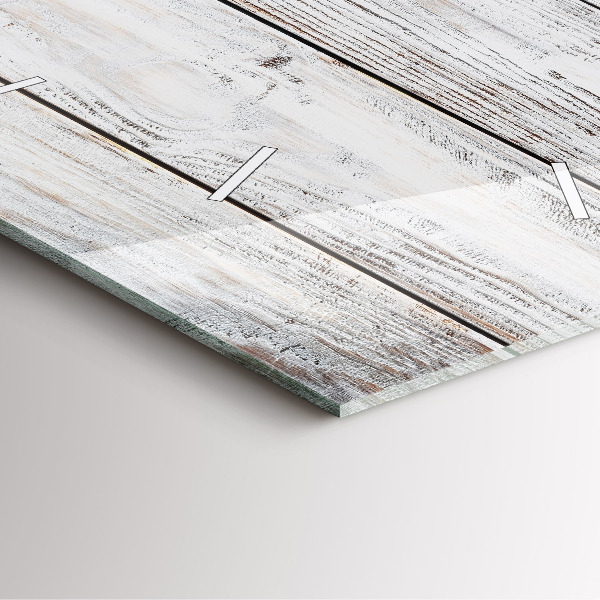 Square wall clock Painted boards