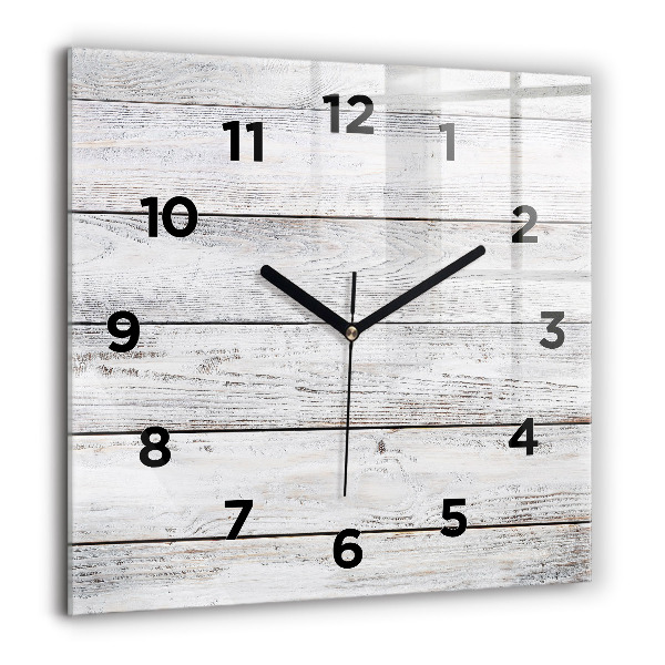 Square wall clock Painted boards