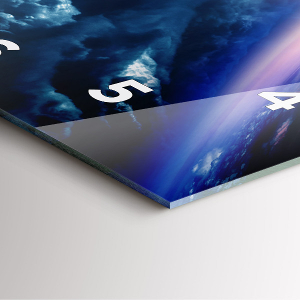 Square wall clock Great Galaxy