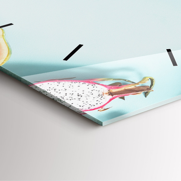 Square wall clock Summer composition