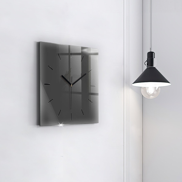 Square wall clock Color gray