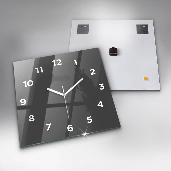Square wall clock Color gray
