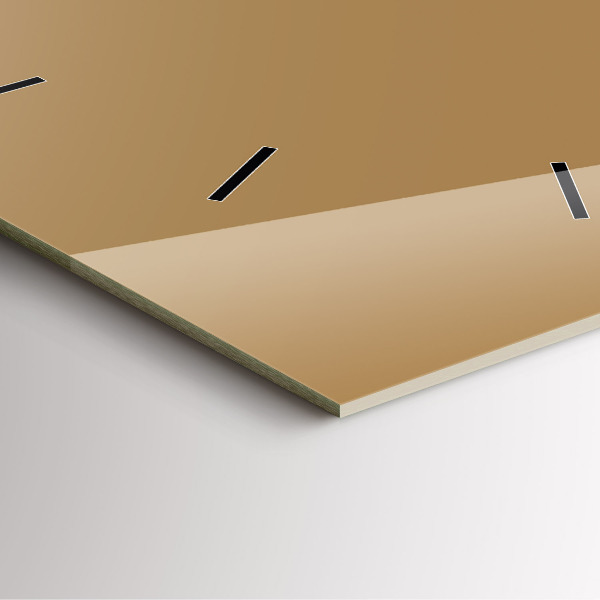 Square wall clock Beige