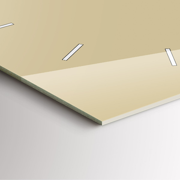 Square wall clock Beige