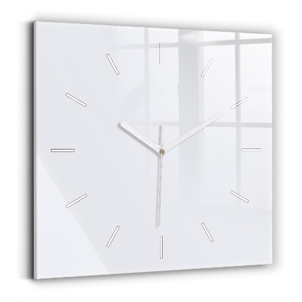 Square wall clock White