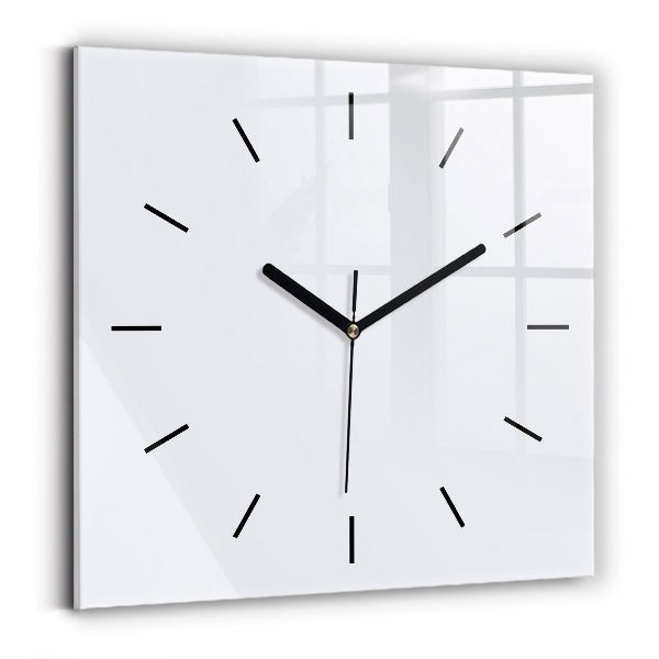 Square wall clock White