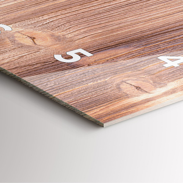 Square wall clock Peppers