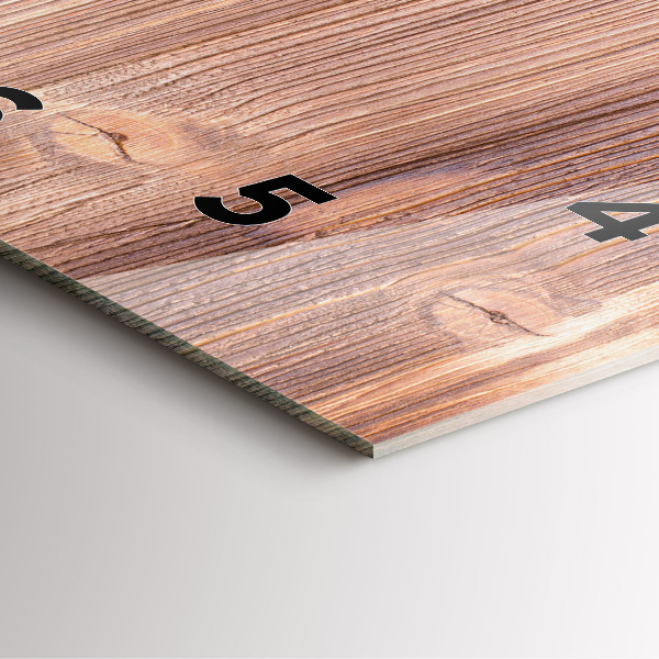 Square wall clock Peppers