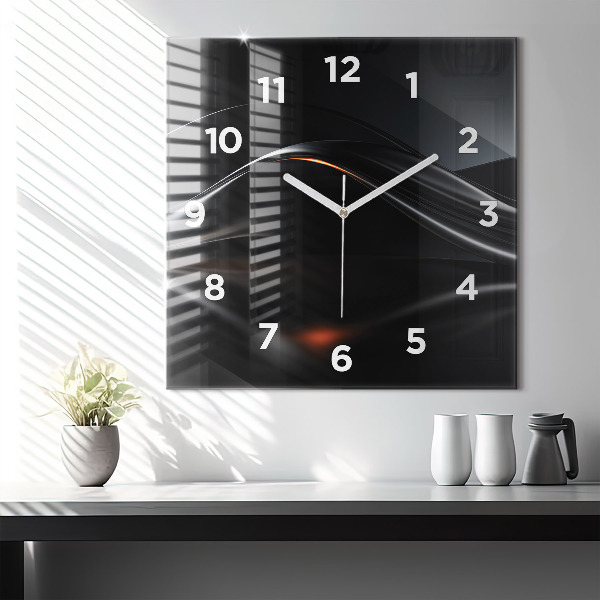Square wall clock Abstraction