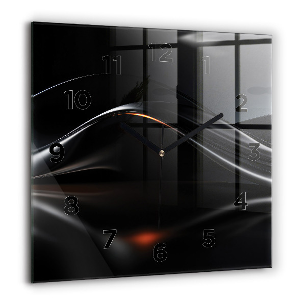 Square wall clock Abstraction