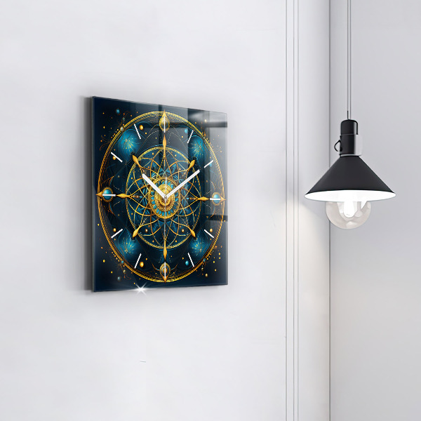 Square wall clock Horoscope clock
