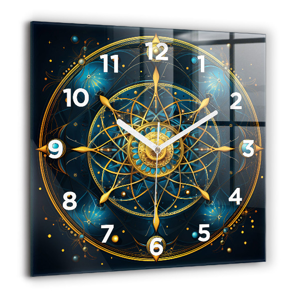 Square wall clock Horoscope clock