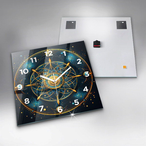 Square wall clock Horoscope clock