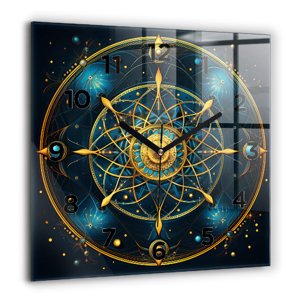 Square wall clock Horoscope clock