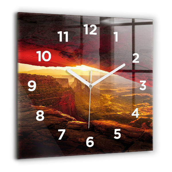 Square wall clock Grand Canyon Arizona