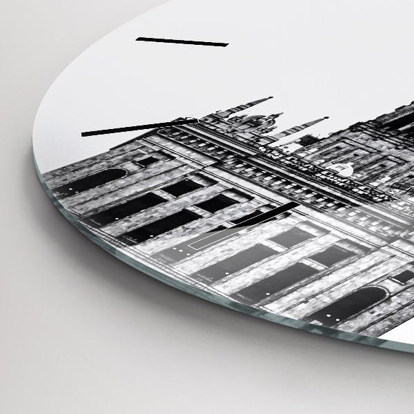 Round glass wall clock Palace of Culture and Science