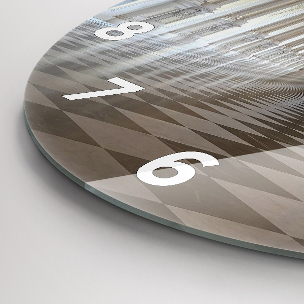 Round glass wall clock La Veneria Reale Museum